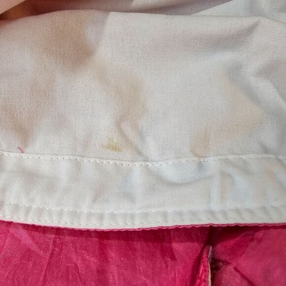 Vintage 80s Pink Nylon Windbreaker Jacket - Picture 11 of 12